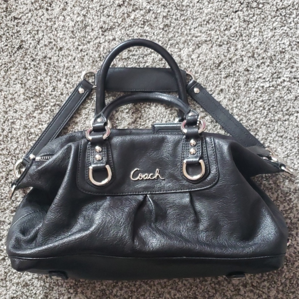 Coach Ashley leather satchel